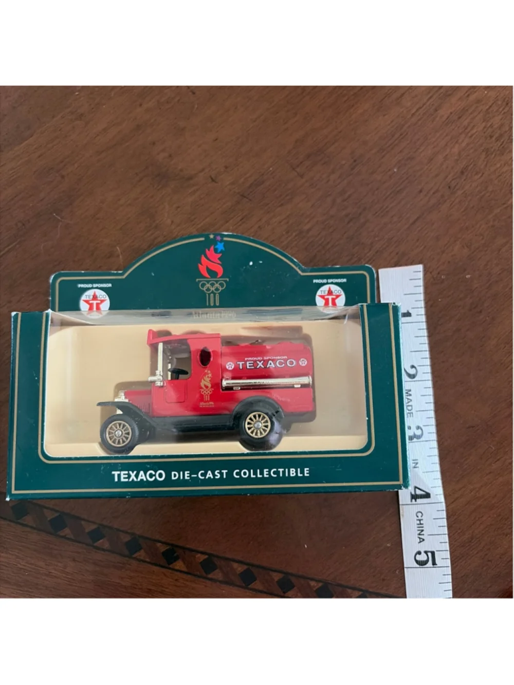 VTG Lledo Die-Cast Texaco Atlanta 1996 Olympic Tanker Truck One Size Red Black
